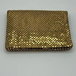 Vintage Whiting & Davis CO gold wallet​